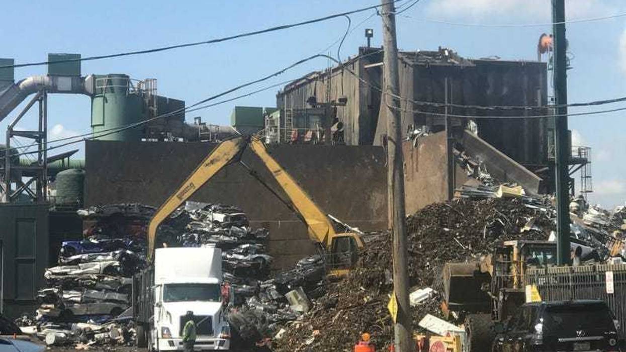 General Iron scrap metal-shredding operation