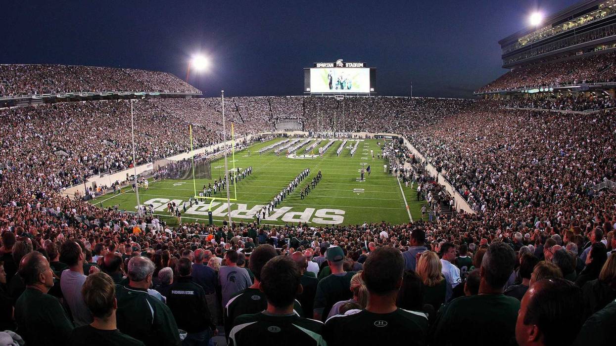General view of Spartan Stadium at Michigan State University