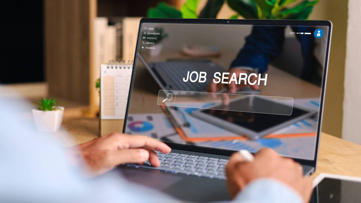 Generic job search stock photo