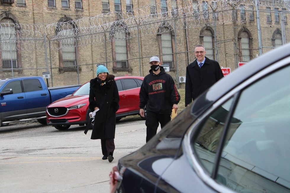 George DeJesus leaves the Michigan Reformatory