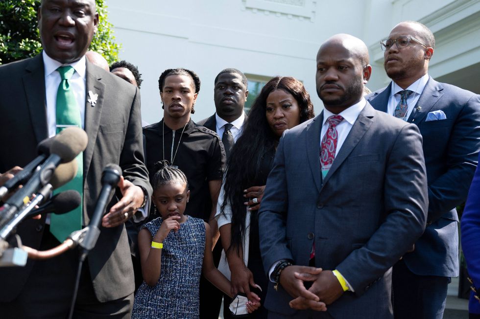 George Floyd family and Lil Baby, Ben Crump