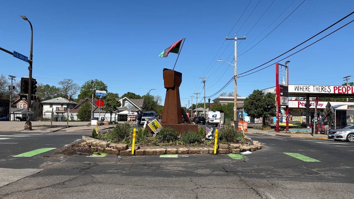 George Floyd Square in South Minneapolis, where he was killed in 2020 sparking an investigation into the Minneapolis Police Department by the Department of Justice.