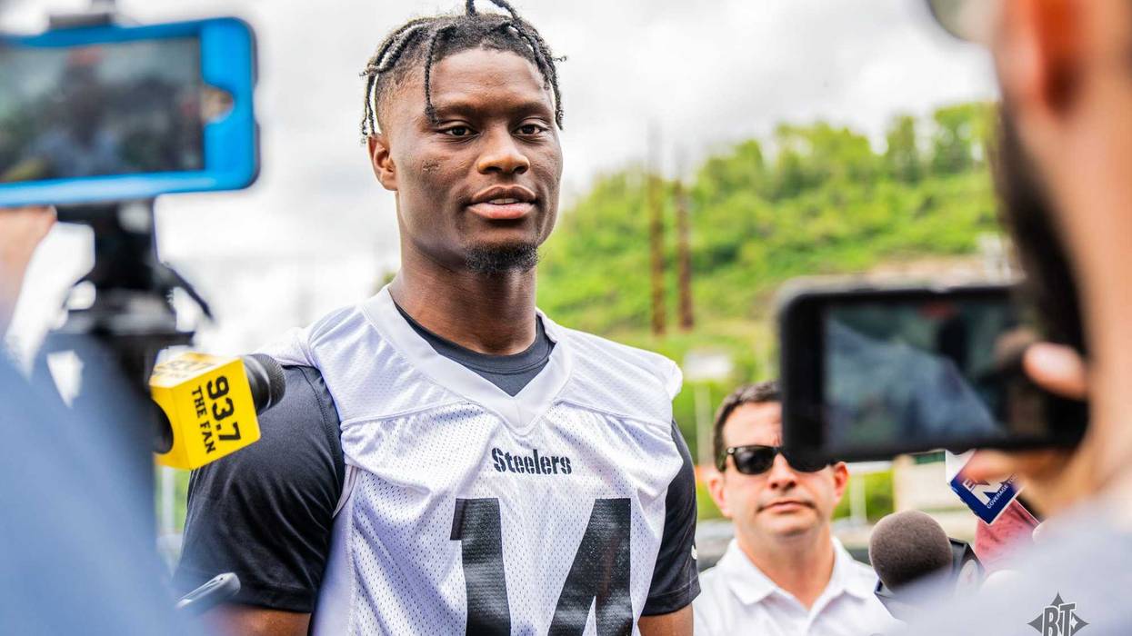George Pickens on first day of Steelers Rookie Camp