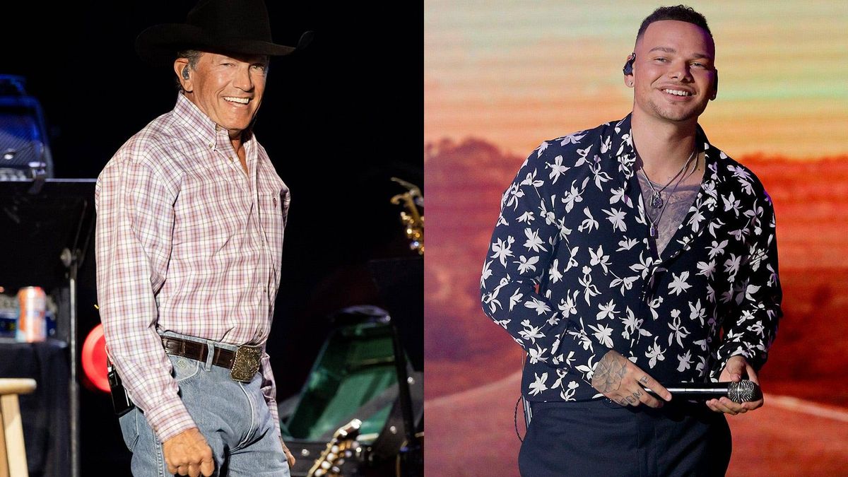 George Strait and Kane Brown