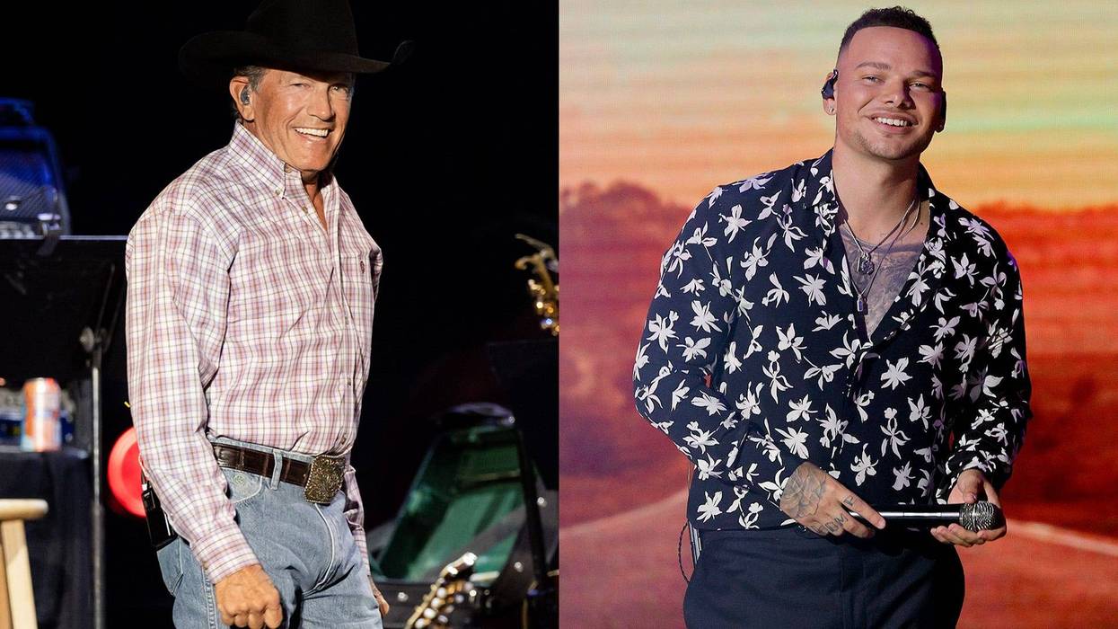 George Strait and Kane Brown