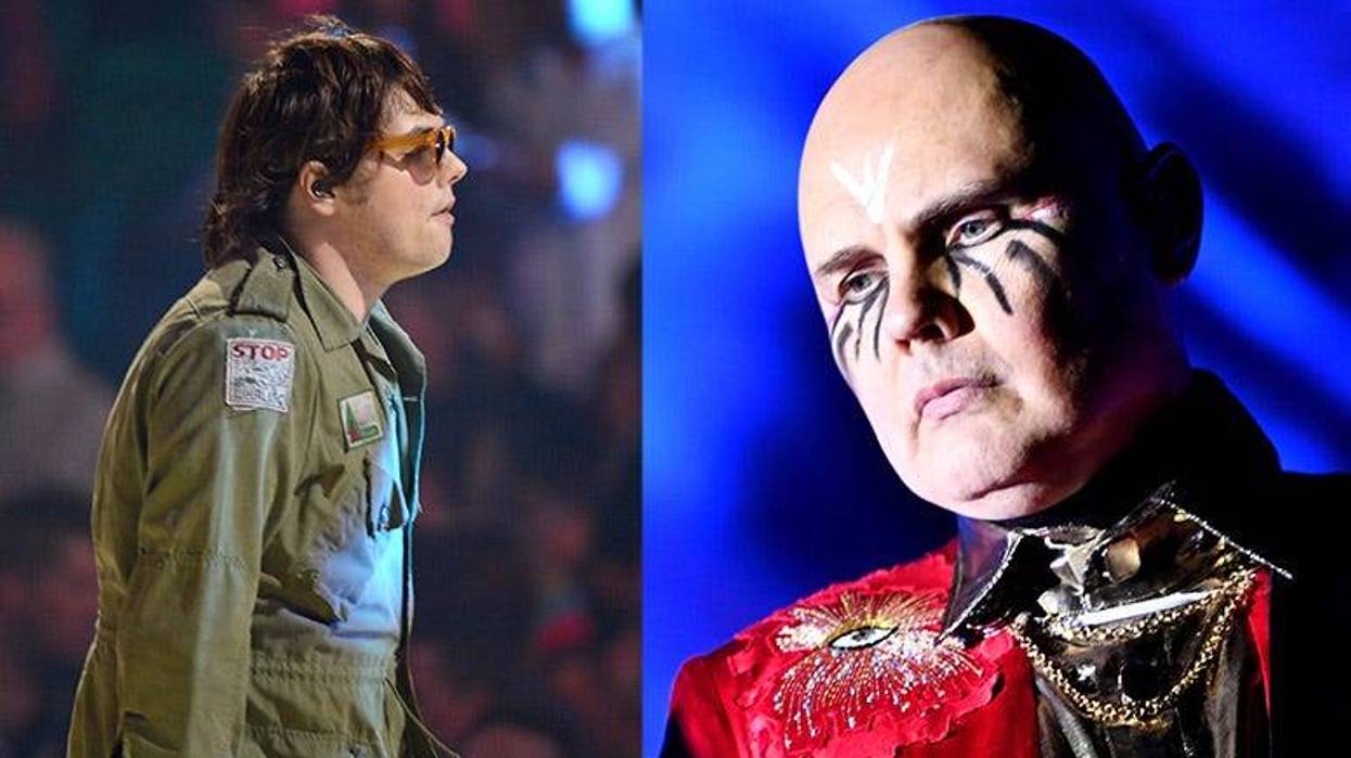 Gerard Way and Billy Corgan