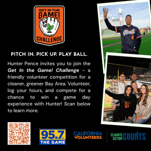 Join 95.7 The Game and Hunter Pence at the ​Get In The Game Challenge