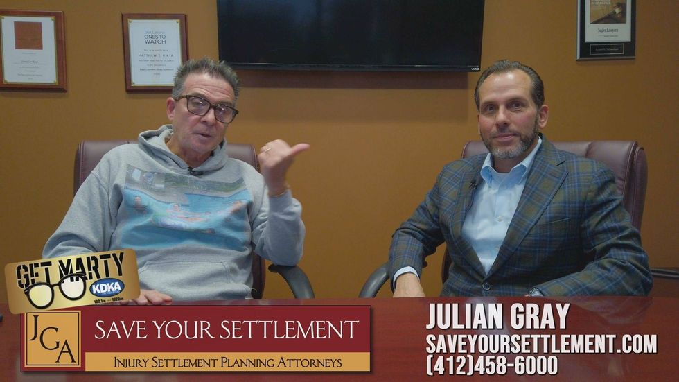 Get Marty: When you get a big settlement you need to make plans to before it