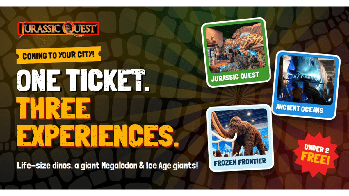Win Tickets to Jurassic Quest at the Huntington Convention Center!