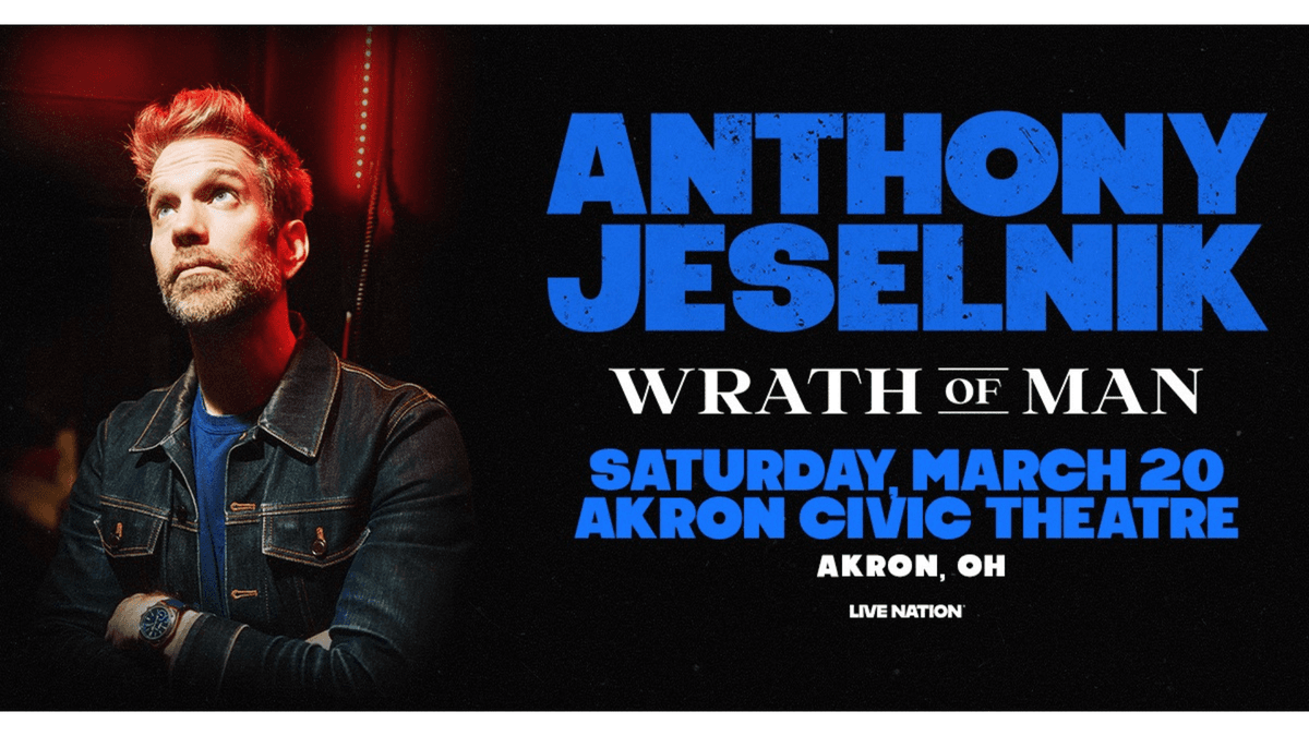 You could win tickets to see Anthony Jeselnik at Akron Civic Theatre!