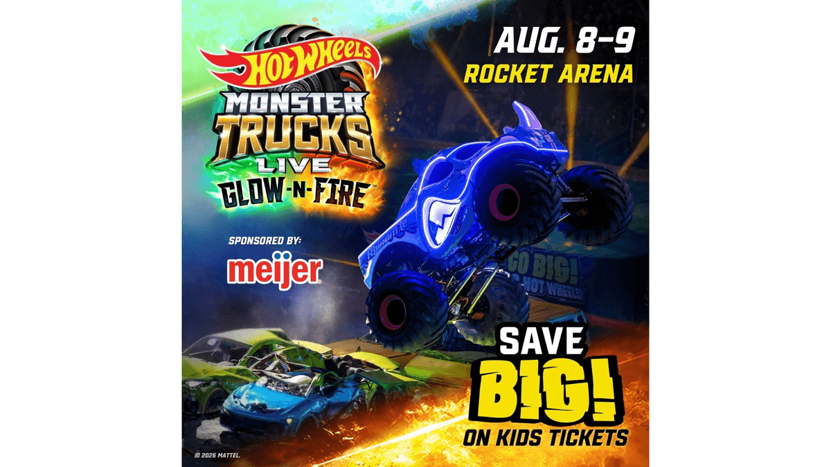 Win tickets to Hot Wheels Monster Trucks Live: Glow-N-Fire at Rocket Arena