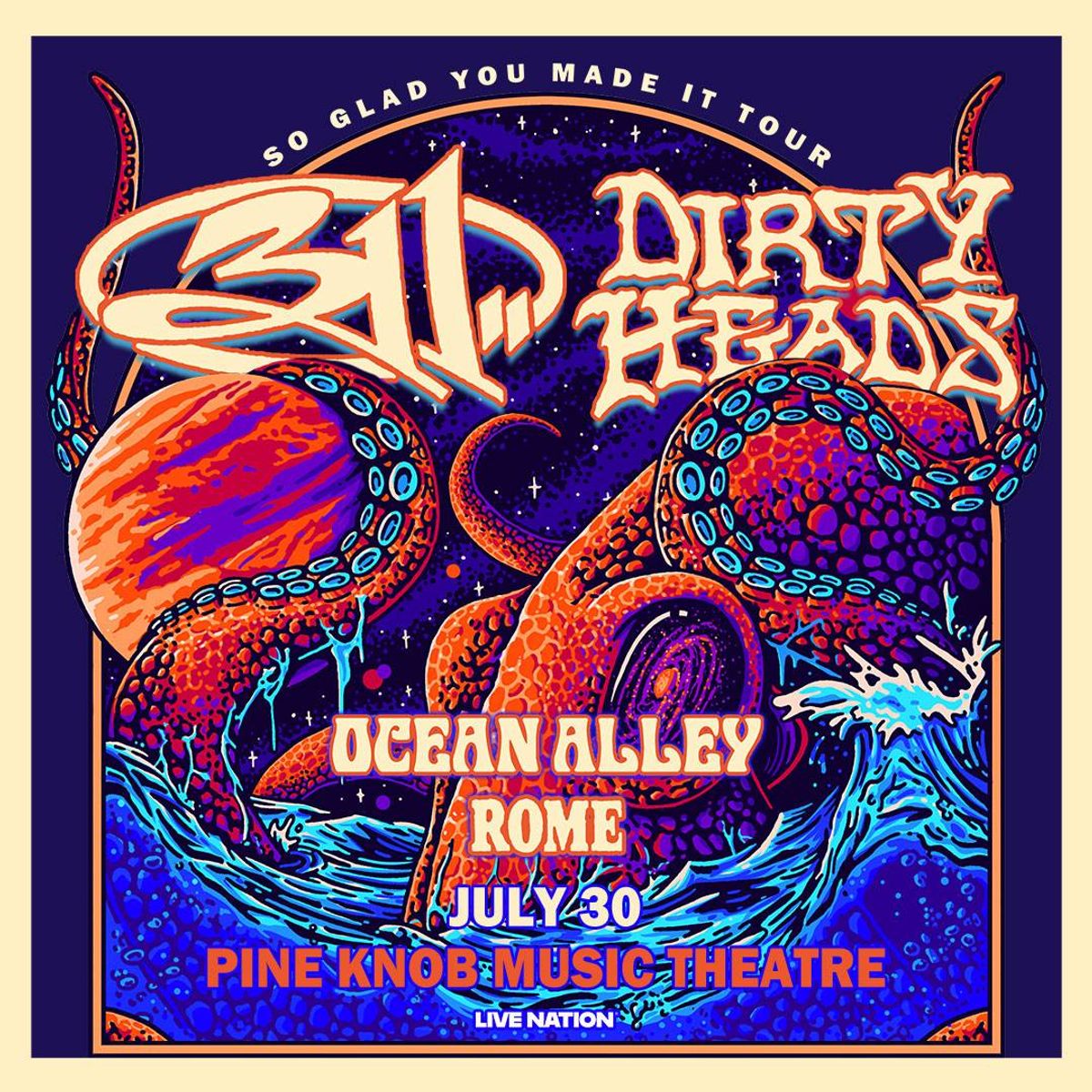 Enter For a Chance To Win 311 & Dirty Heads Tickets!​