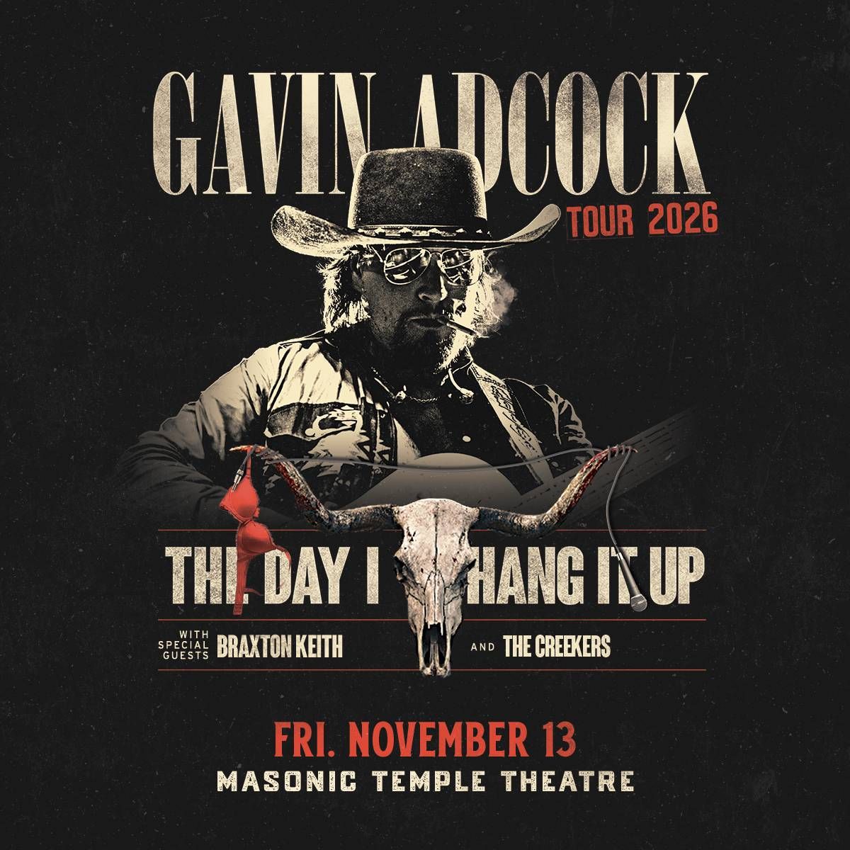 Win Gavin Adcock tickets!