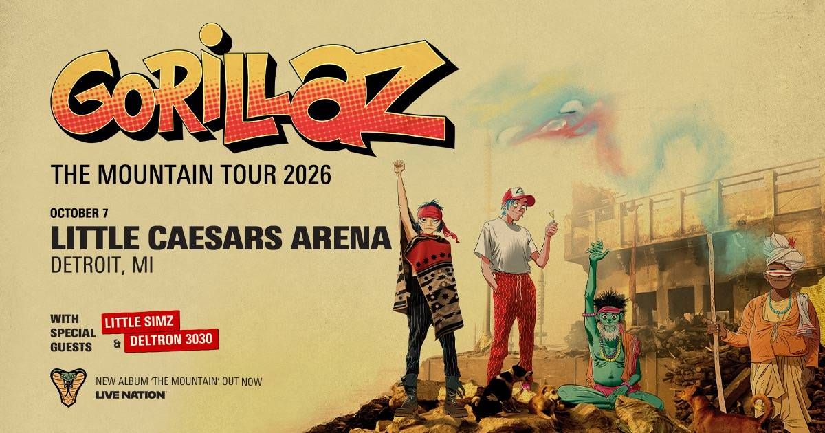 Enter For a Chance To Win Gorillaz Tickets!