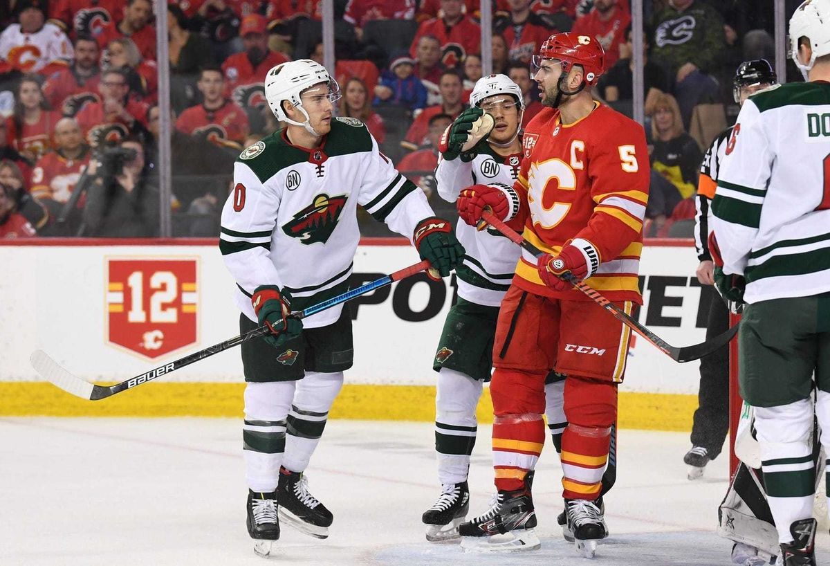 Getting emotional on the ice is Matt Read