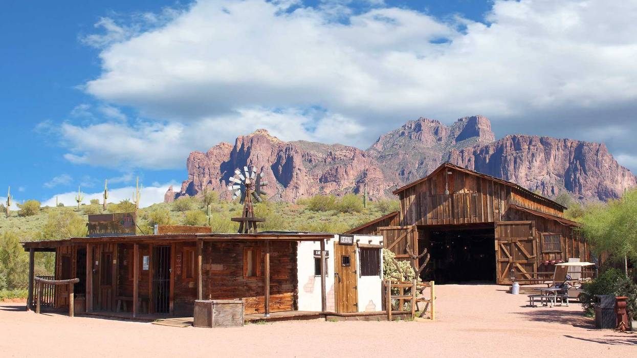 Ghost town stock photo. Not Eagle Mountain.
