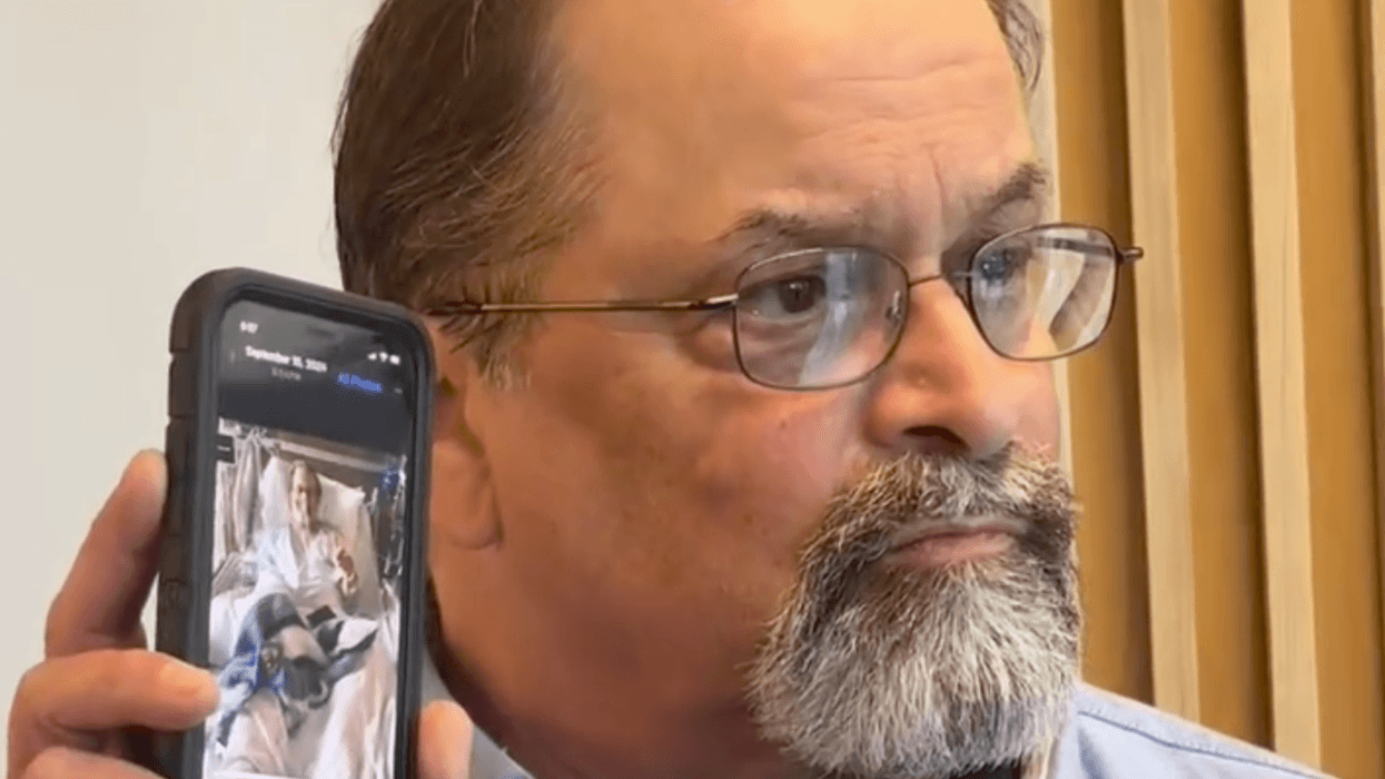 Giammarino, 62, returned to North Shore University Hospital in Manhasset to thank the doctors who transplanted his lungs