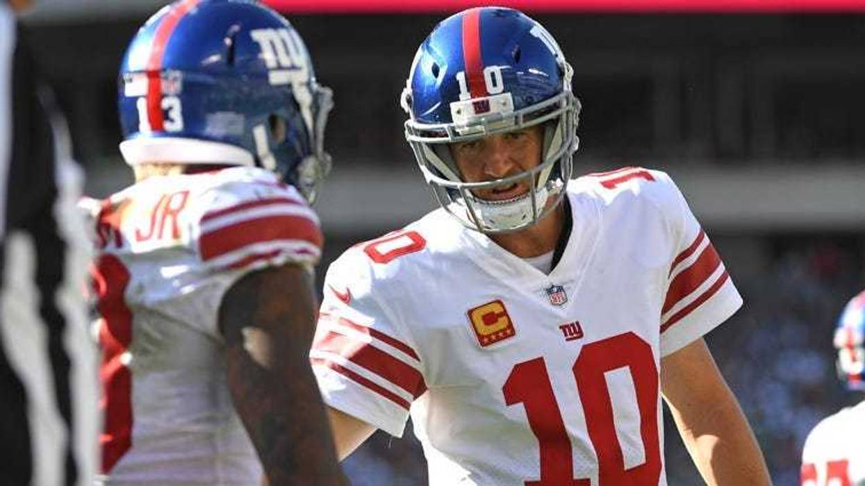 Giants quarterback Eli Manning and wide receiver Odell Beckham Jr.
