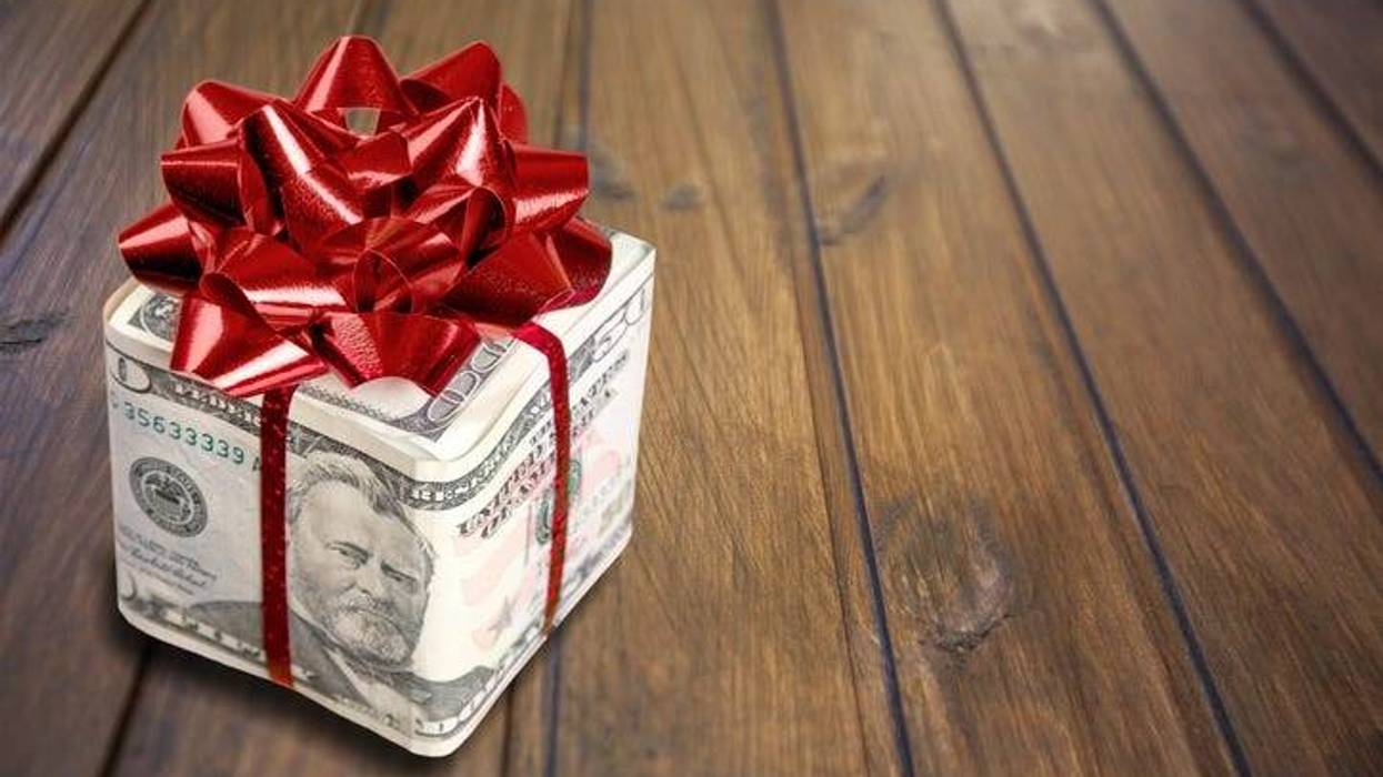 Gift Wrapped In Money