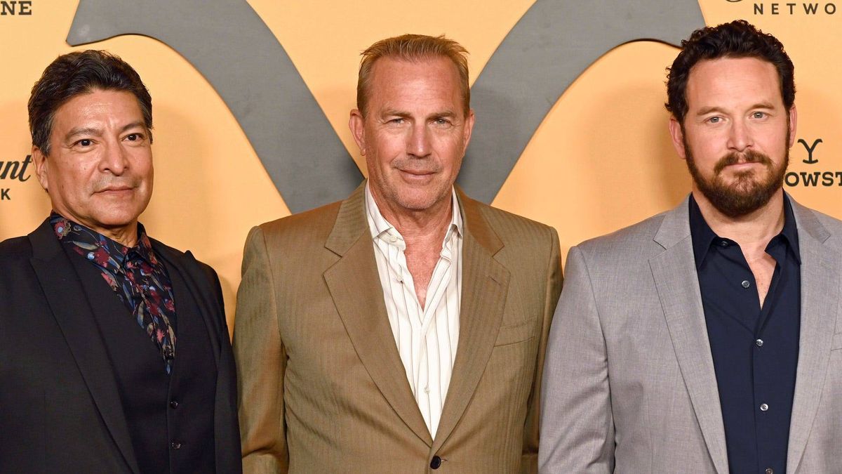 Gil Birmingham, Kevin Costner and Cole Hauser