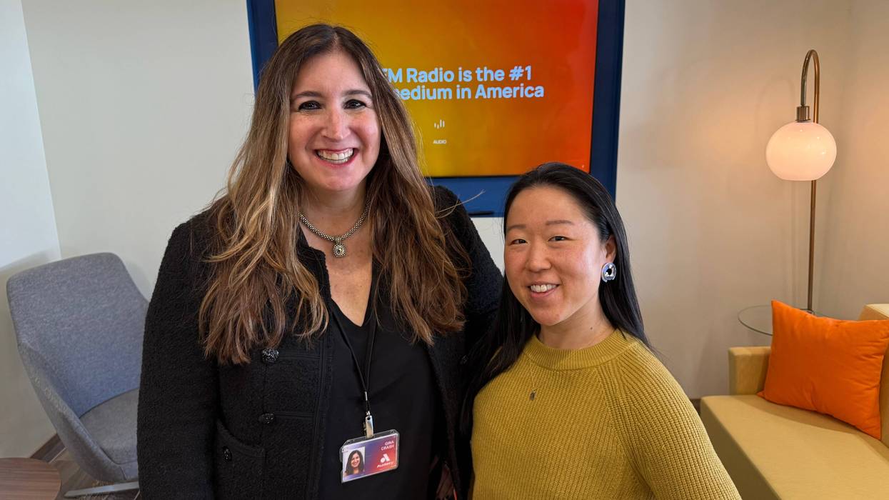 Gina Crash with Amy Blair, a jewelry non-metal artist & owner of Sun Ah Blair Jewelry and an American Craft Made Baltimore participant