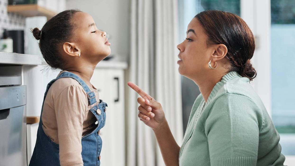 Girl Being Grounded By Her Mother