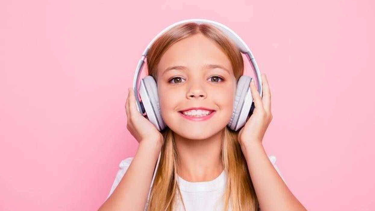 girl listening to music