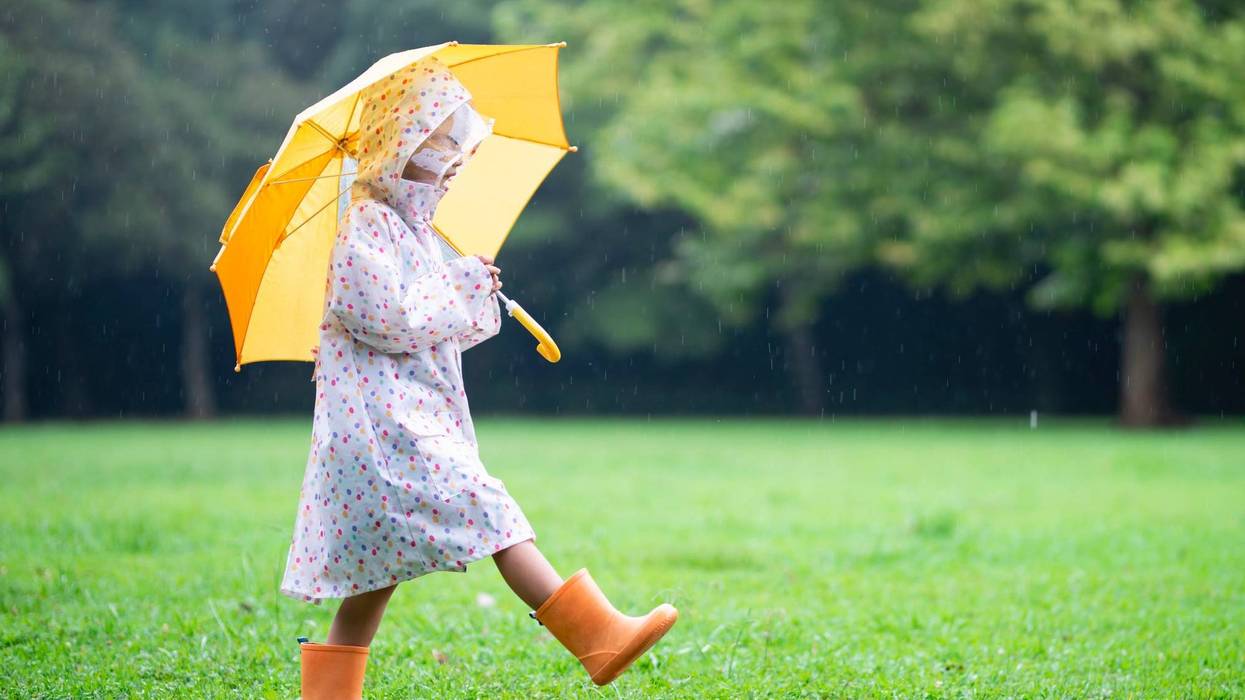 Girl With Umbrella