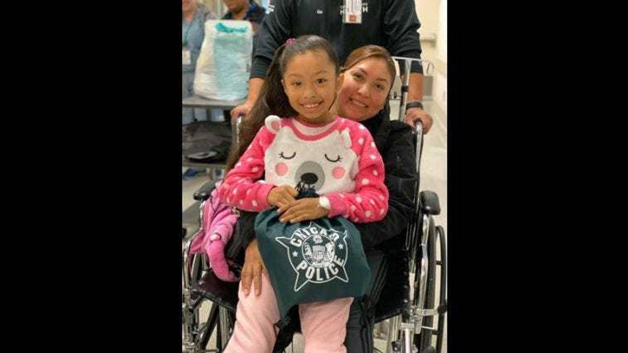 Gisselle Zamago, the 7-year-old girl who was shot in the neck while trick-or-treating on Halloween in the Little Village neighborhood, is home from the hospital now.