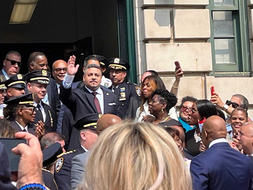 "Given how many great leaders of Hispanic descent have come before me in the NYPD, to be the first Hispanic police commissioner is an honor of the highest measure," Caban said