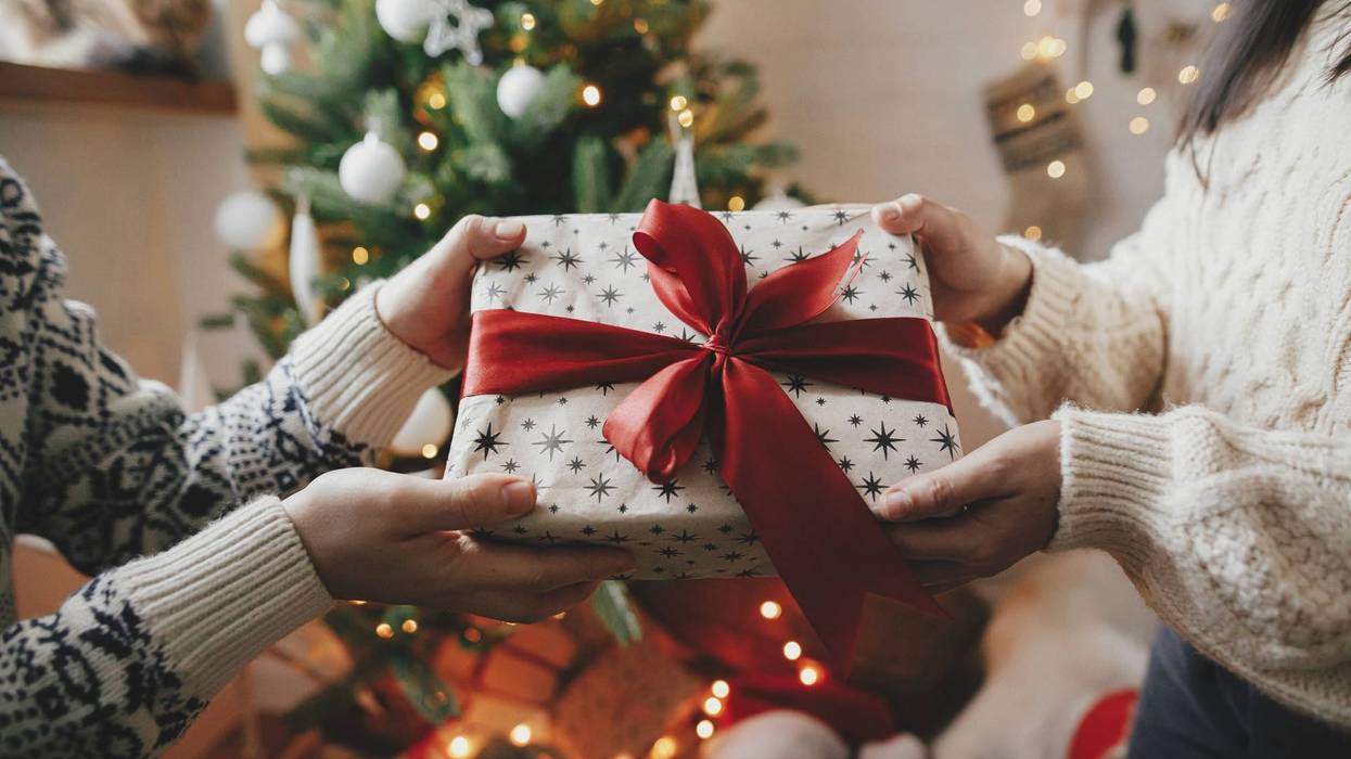 Giving A Christmas Gift
