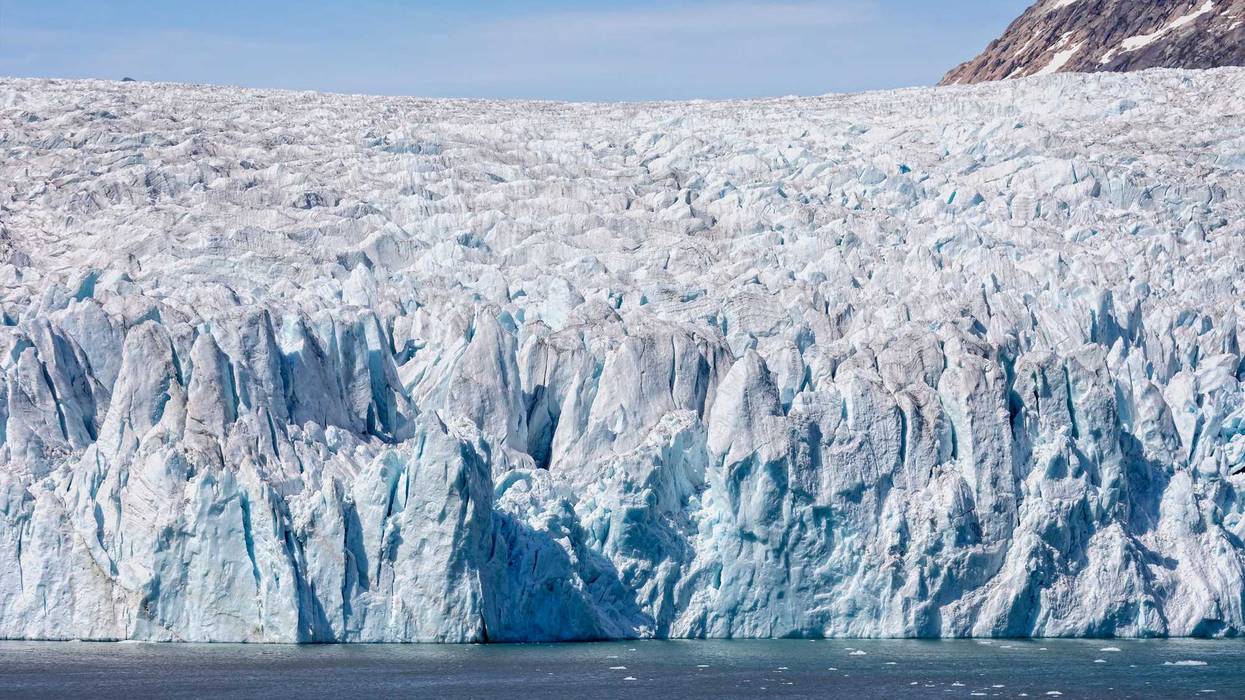 Glacier in Greenland.