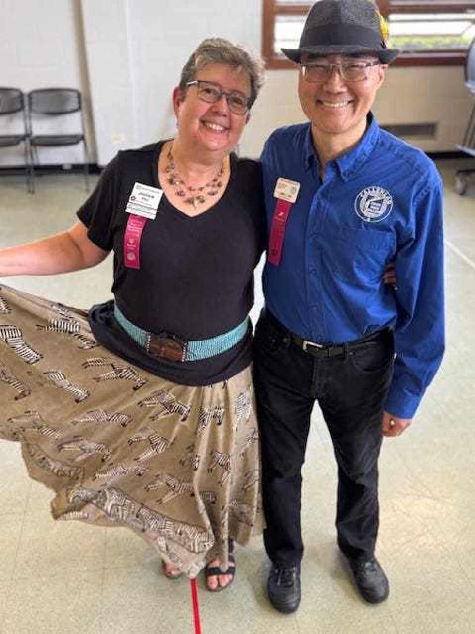 Glenview Squares dancers Janice & James Cha