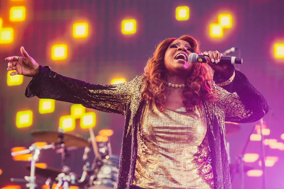 Gloria Gaynor performing during third day of Pa