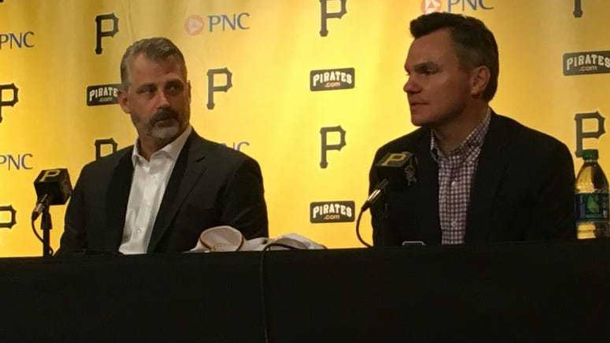 GM Ben Cherington with manager Derek Shelton