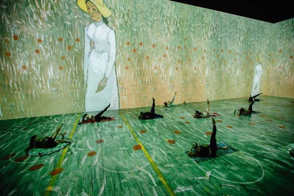 Gogh with Lifeway Immersive Yoga in partnership with CorePower Yoga