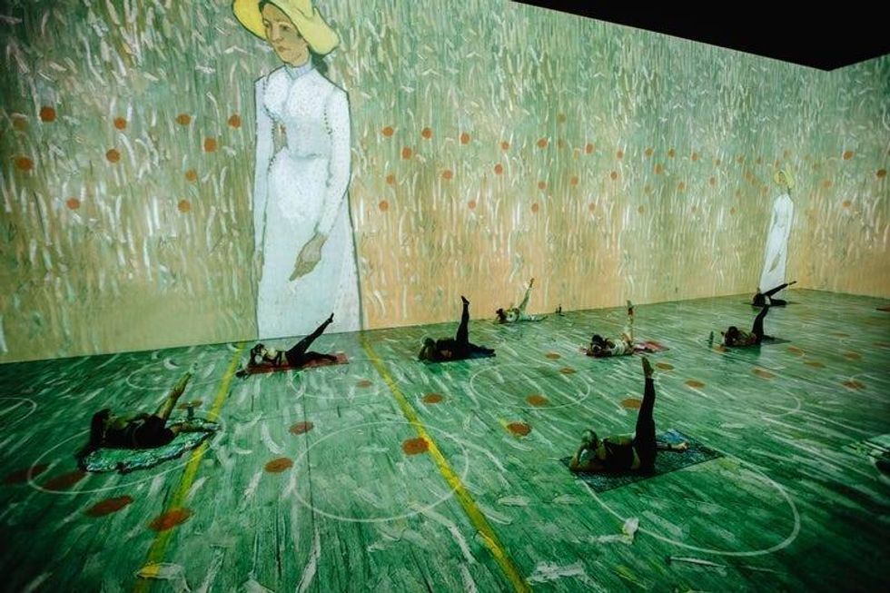 Gogh with Lifeway Immersive Yoga in partnership with CorePower Yoga