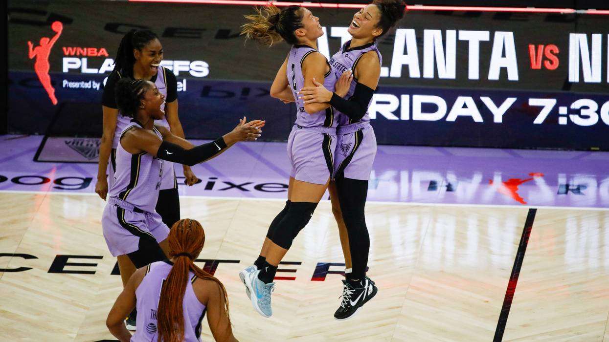 Burton's 3-pointer with 41 seconds left helps send Valkyries past Aces 83-81 for 2-0 semifinals lead