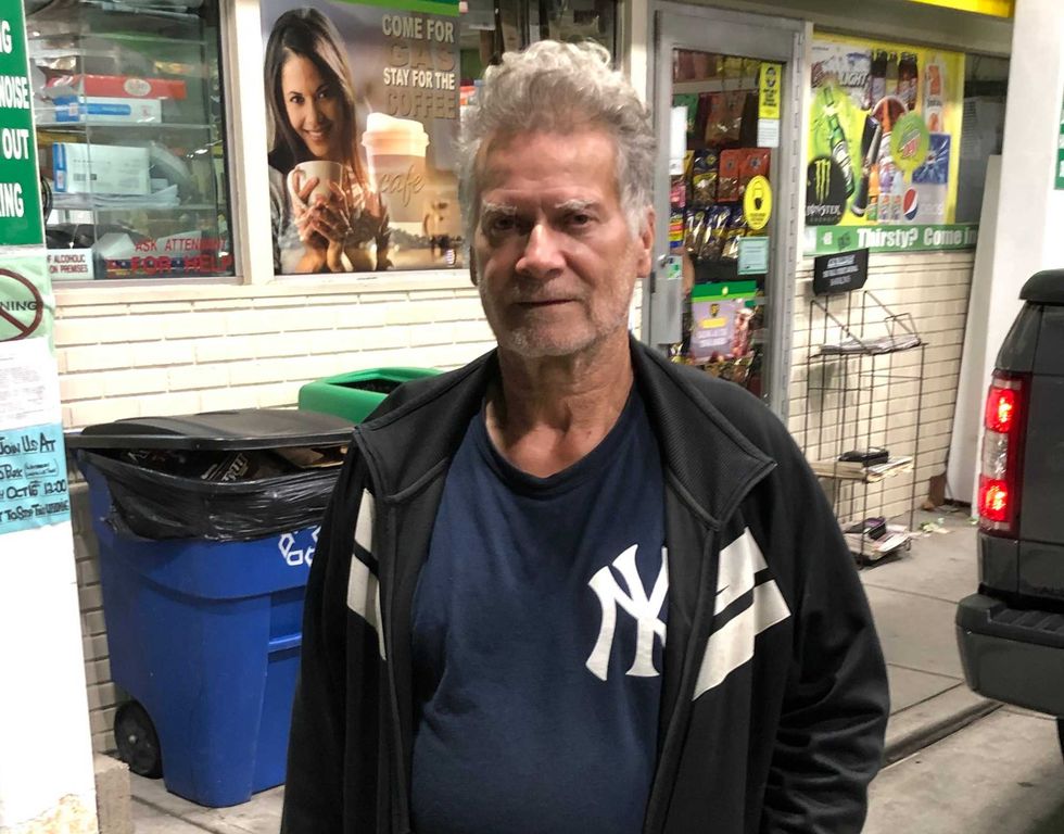 Good Samaritan Fermin Bracero, who works at a nearby gas station, helped rescue the girl