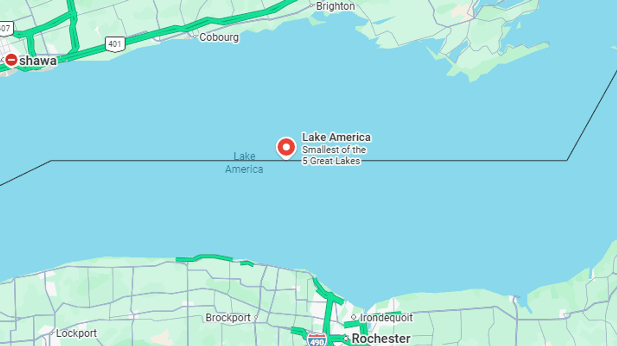 Google Maps now labels Lake Ontario as Lake America for people using the app in the United States, the company said Saturday, two days after President Donald Trump signed an executive order renaming the Great Lake.