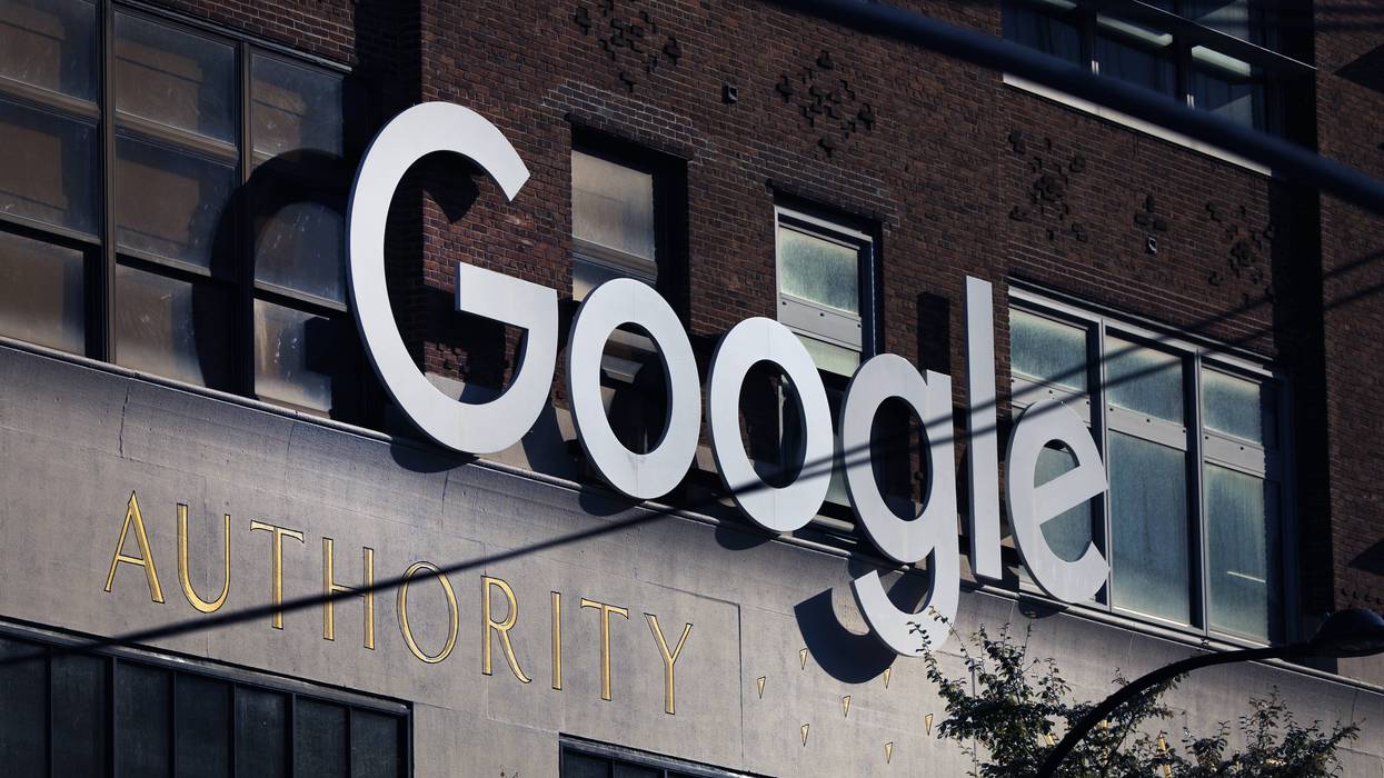 Google's offices stand in downtown Manhattan on Oct. 20, 2020, in New York City.