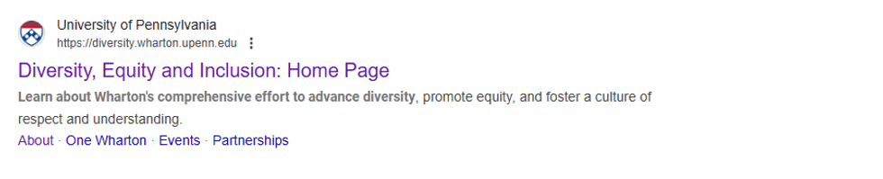 Google search results