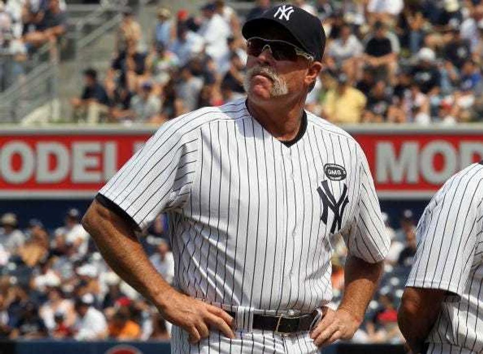 Goose Gossage at Yankee Stadium in 2010.