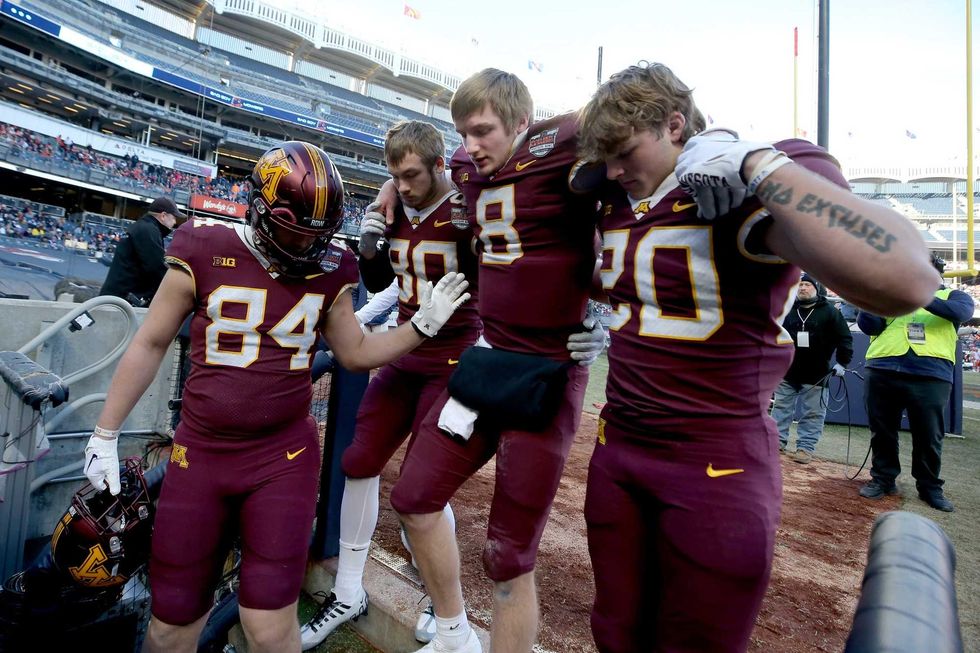 Gophers quarterback Athan Kaliakmanis