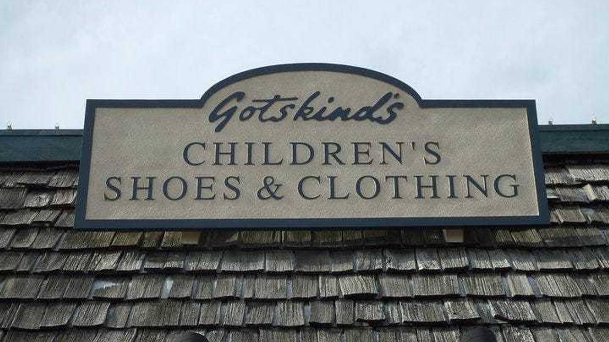 Gotskind's Children's Shoes & Clothing sign