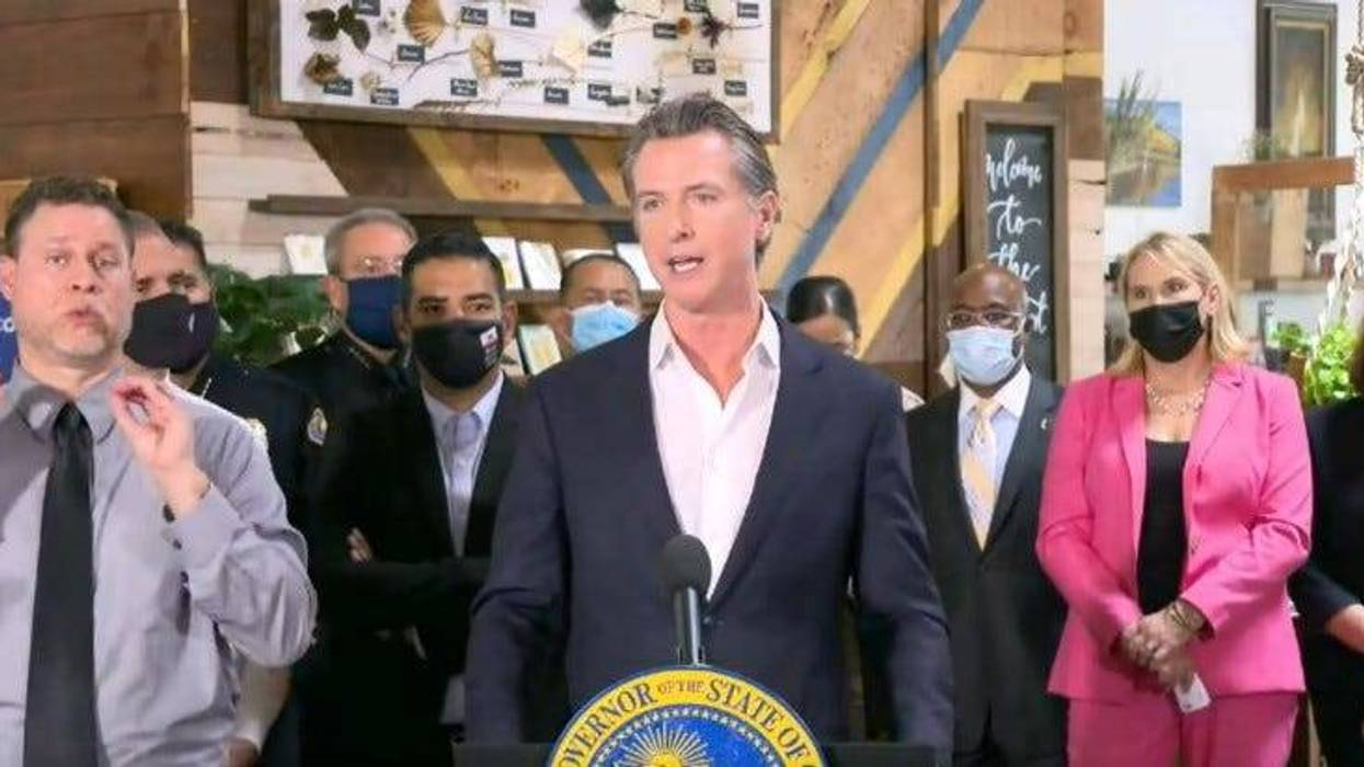 Gov. Gavin Newsom signed a bill Wednesday, July 22, 2021, cracking down on organized retail theft.