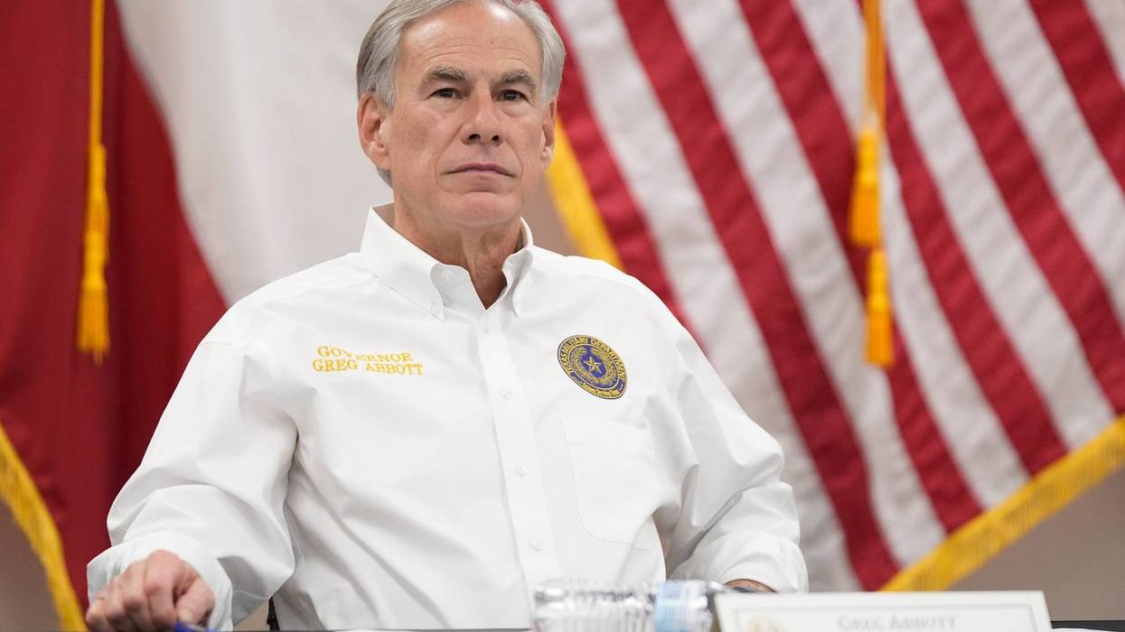 Gov. Greg Abbott and several of America's Governors attend a briefing about the border at the Texas Department of Public Safety in Eagle Pass on Sunday, Feb. 4, 2024.