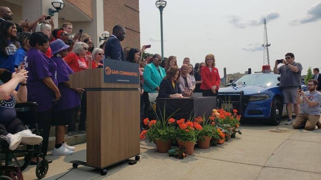 Gov. Gretchen Whitmer signing red flag law