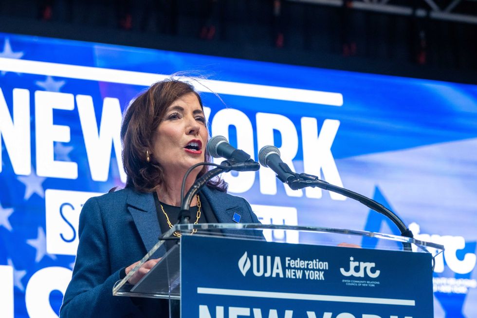 Gov. Hochul delivers remarks at NY Stands with Israel Vigil and Rally on Oct. 10, 2023