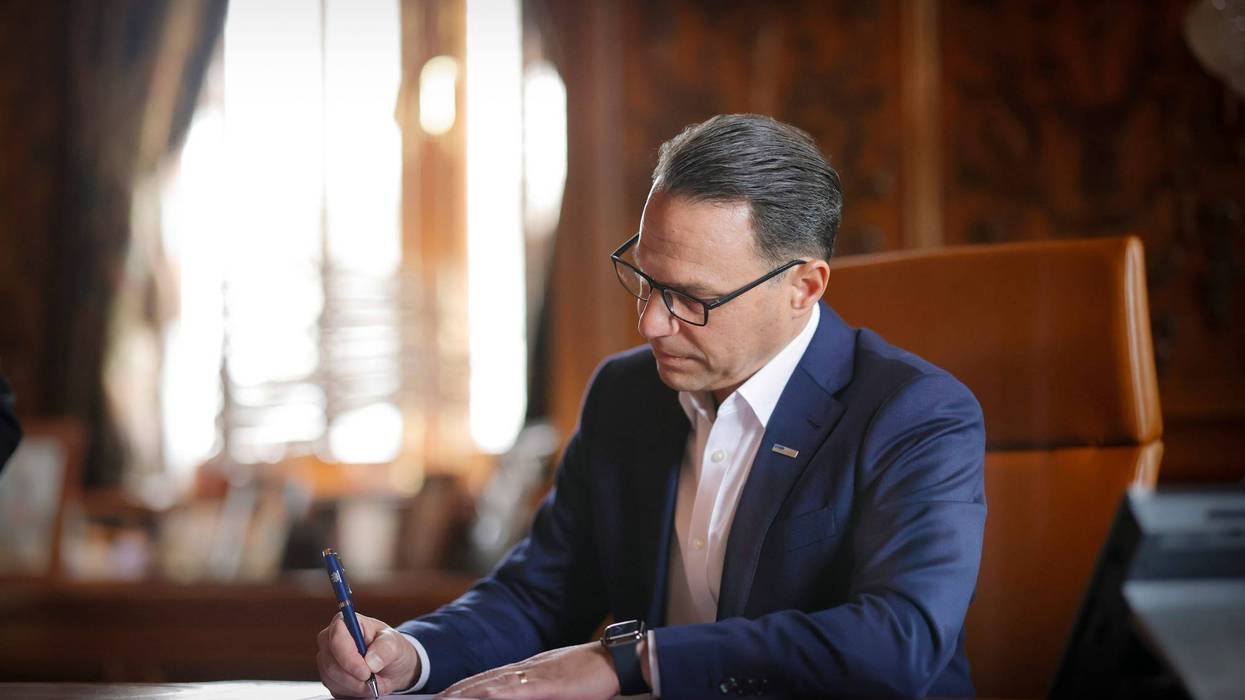 Gov. Josh Shapiro signs bills into law in July 2024.